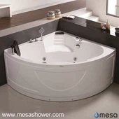 Hoek Sector Acryl Fiberglas Hot Tub Jacuzzi Massage Badkamer Bad Met Goedkope Prijs Te Koop