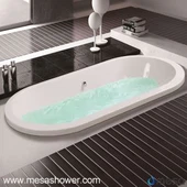 Centre Drain 3 Maat Optioneel Acryl Ovaal Vorm Zoaking Injection Drop-in Badkuip