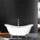 Prachtige Vrijstaande Dubbele Einde Klever Clawfoot Tub Met C / UPC Certificatie