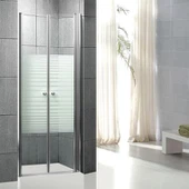 Badkamer frameloze vierkante vorm douchewand met draaideur