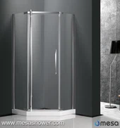 Minder Framed Diamond Eenvoudig Ontwerp Roestvrij Staal Pivot Douche Behuizing Te Koop