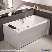 Rechthoekige Hoek Luxe Acryl Fiberglas Whirlpool Massage Gewone Grote Hot Tub Goedkope Prijs Badkamer Badkuip te koop
