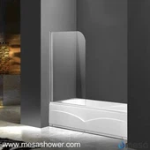 Frameless Tub Shower Door van gehard glas materiaal