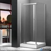 Hoek Clear Glass Douche Behuizing Met Pivot Deur
